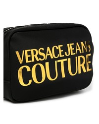 Sac banane en toile noir VERSACE JEANS COUTURE