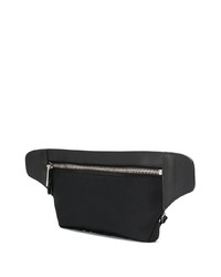 Sac banane en toile noir Moschino