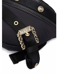 Sac banane en toile noir VERSACE JEANS COUTURE