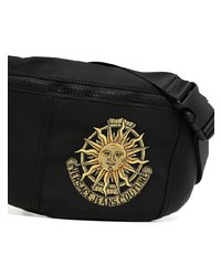 Sac banane en toile noir VERSACE JEANS COUTURE