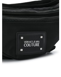 Sac banane en toile noir VERSACE JEANS COUTURE