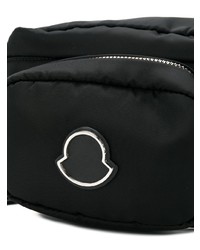 Sac banane en toile noir Moncler