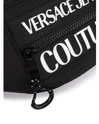 Sac banane en toile noir VERSACE JEANS COUTURE