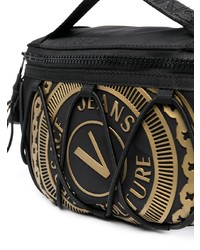 Sac banane en toile noir VERSACE JEANS COUTURE