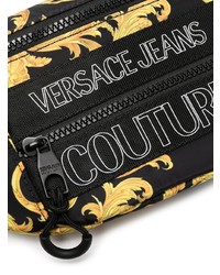 Sac banane en toile noir VERSACE JEANS COUTURE