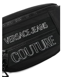 Sac banane en toile noir VERSACE JEANS COUTURE