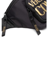 Sac banane en toile noir VERSACE JEANS COUTURE