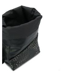 Sac banane en toile noir Bottega Veneta