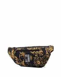 Sac banane en toile noir VERSACE JEANS COUTURE