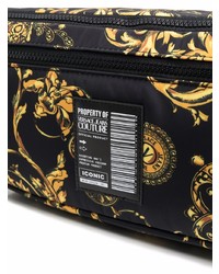 Sac banane en toile noir VERSACE JEANS COUTURE