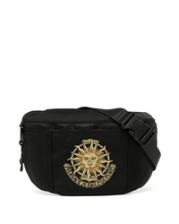 Sac banane en toile noir VERSACE JEANS COUTURE