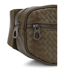 Sac banane olive Bottega Veneta