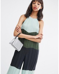 Sac bandoulière argenté Asos