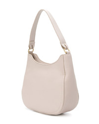 Sac bandoulière en cuir beige Furla