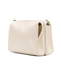 Sac bandoulière en cuir blanc Rochas