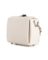 Sac bandoulière en cuir blanc Alexander McQueen