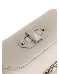 Sac bandoulière en cuir blanc Alexander McQueen