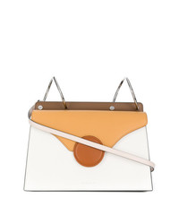 Sac bandoulière en cuir blanc Danse Lente