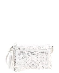 Sac bandoulière en cuir blanc Desigual