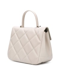 Sac bandoulière en cuir blanc Furla