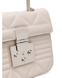 Sac bandoulière en cuir blanc Furla