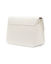 Sac bandoulière en cuir blanc Furla