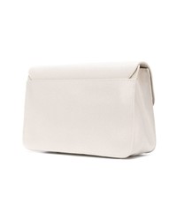 Sac bandoulière en cuir blanc Furla