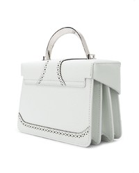 Sac bandoulière en cuir blanc The Volon