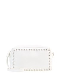 Sac bandoulière en cuir blanc Missguided