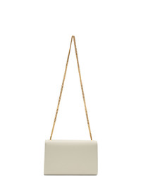 Sac bandoulière en cuir blanc Saint Laurent