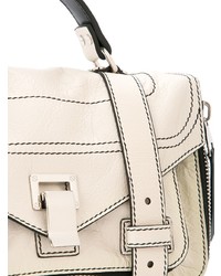 Sac bandoulière en cuir blanc Proenza Schouler