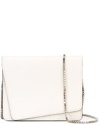 Sac bandoulière en cuir blanc Valextra