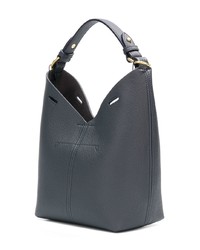 Sac bandoulière en cuir bleu marine Anya Hindmarch