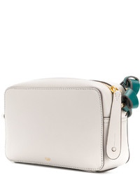 Sac bandoulière en cuir gris Anya Hindmarch