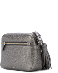 Sac bandoulière en cuir gris Anya Hindmarch