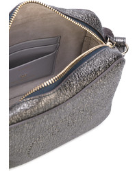 Sac bandoulière en cuir gris Anya Hindmarch