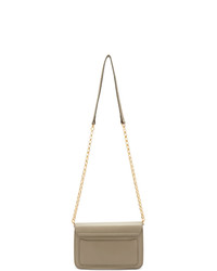 Sac bandoulière en cuir gris Chloé