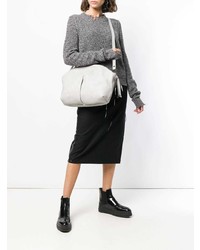 Sac bandoulière en cuir gris Marsèll