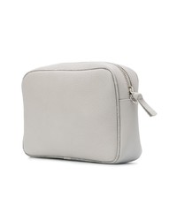 Sac bandoulière en cuir gris Fabiana Filippi