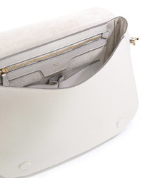 Sac bandoulière en cuir gris Anya Hindmarch