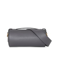 Sac bandoulière en cuir gris Burberry