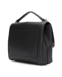 Sac bandoulière en cuir imprimé noir Calvin Klein Jeans