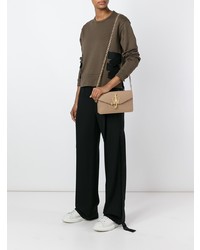 Sac bandoulière en cuir marron clair JW Anderson