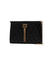 Sac bandoulière en cuir matelassé noir Givenchy