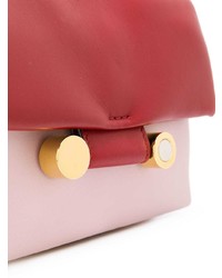 Sac bandoulière en cuir multicolore Marni