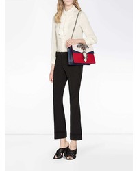 Sac bandoulière en cuir multicolore Gucci