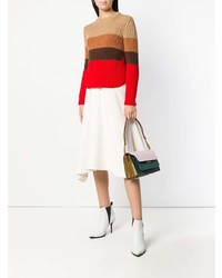 Sac bandoulière en cuir multicolore Marni