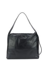 Sac bandoulière en cuir noir Aesther Ekme