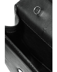 Sac bandoulière en cuir noir M2Malletier