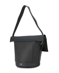 Sac bandoulière en cuir noir Zac Zac Posen